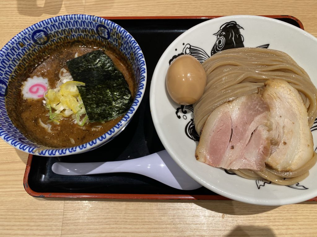 千葉駅エキナカ松戸富田麺業のつけ麺が絶品！
